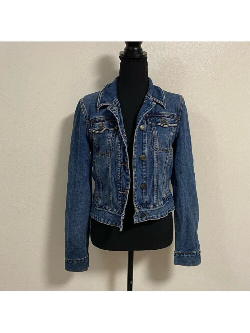 Free People Jacket Women’s Size Small Medium Wash Denim Jacket